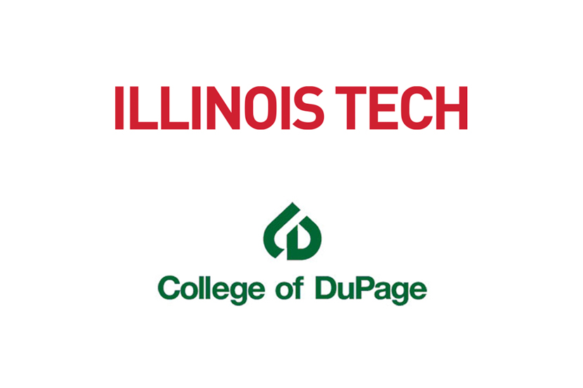 Illinois Tech and College of DuPage logos - 830x553