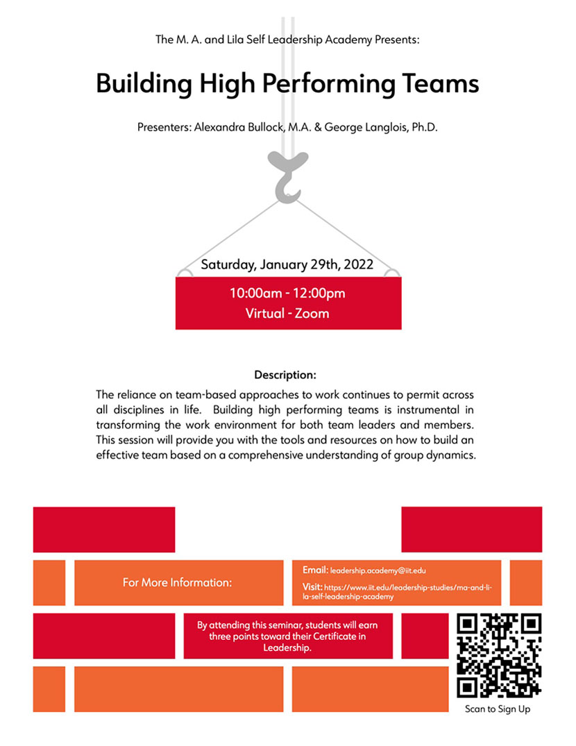 Leadership Academy Seminar #3 - Building High Performing Teams