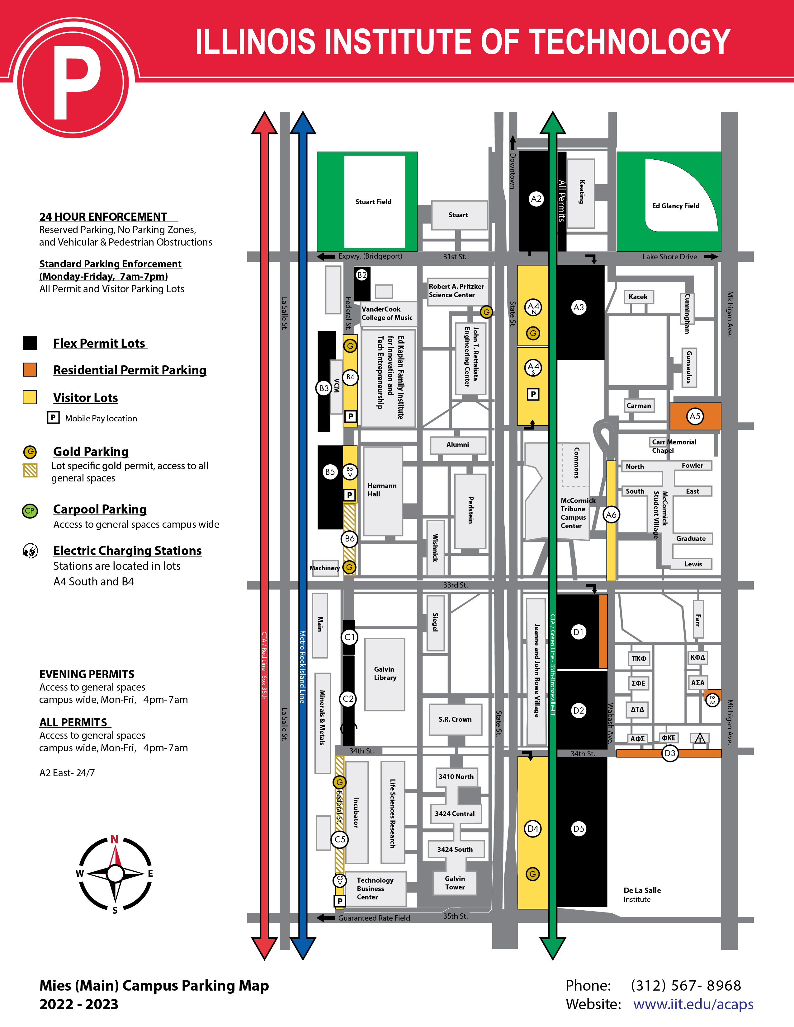 Campus Parking Map
