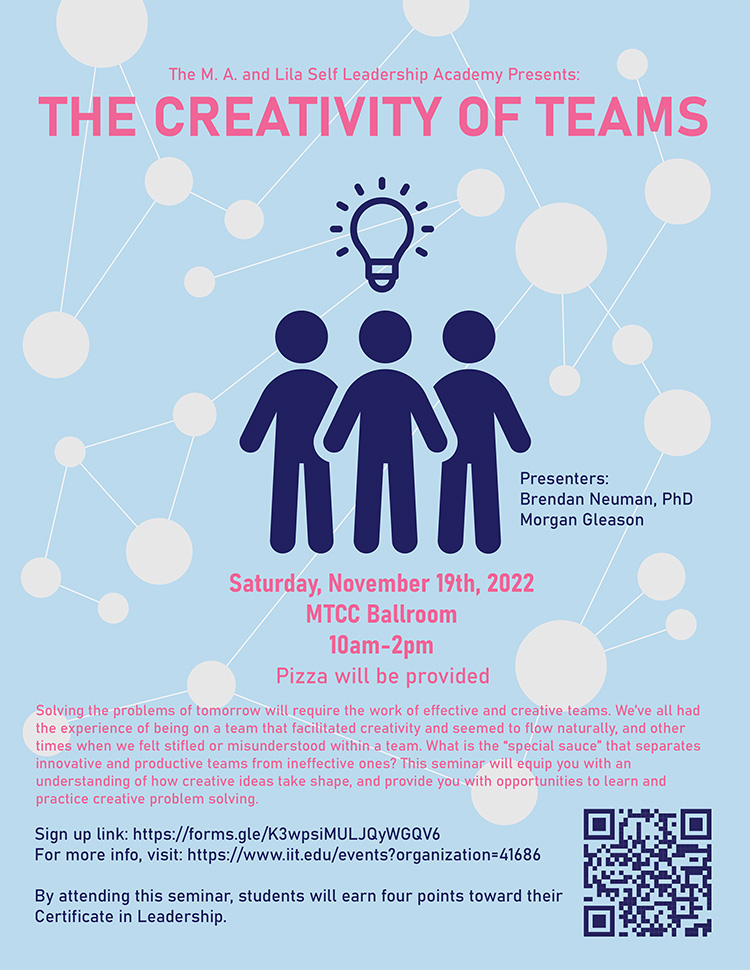Leadership Academy Seminar #3: The Creativity of Teams 