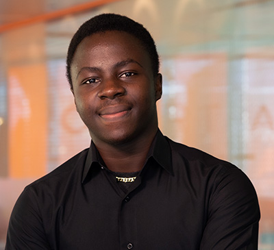 Center for Leadership Academy Scholar David Omieworio