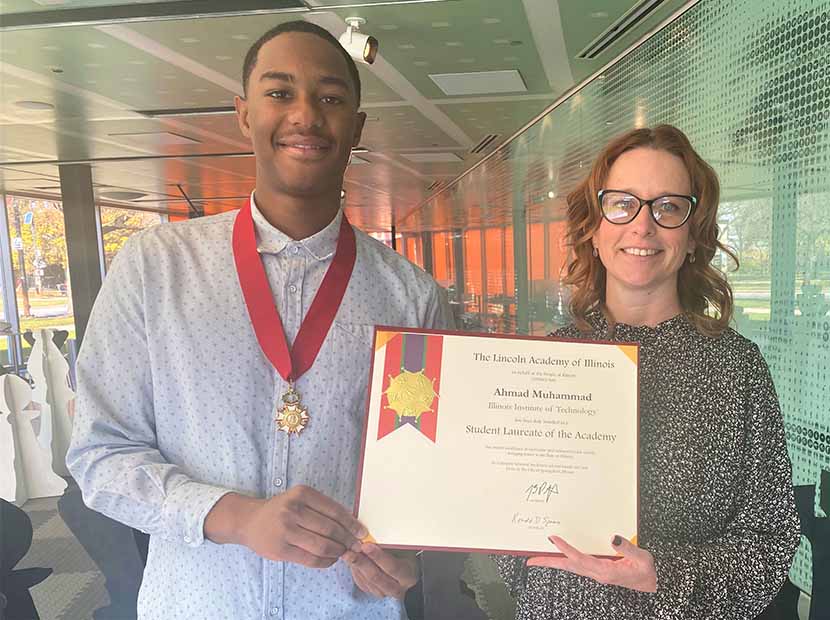 Ahmad Muhammad and Vice Provost for Student Affairs, Katherine Stetz