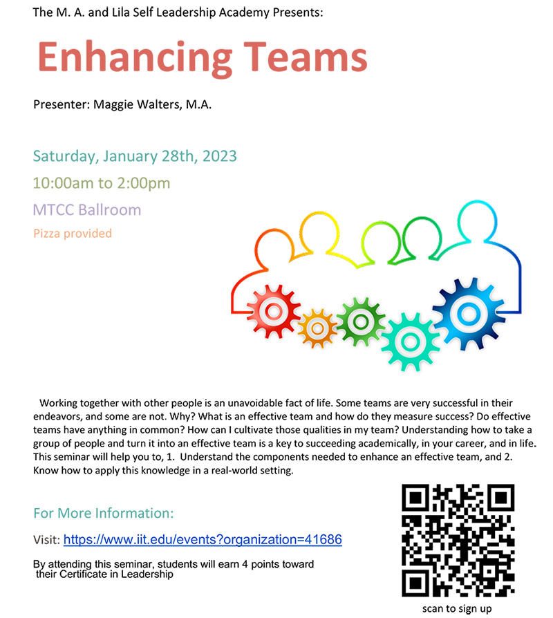 Leadership Academy Seminar 4: Enhancing Teams