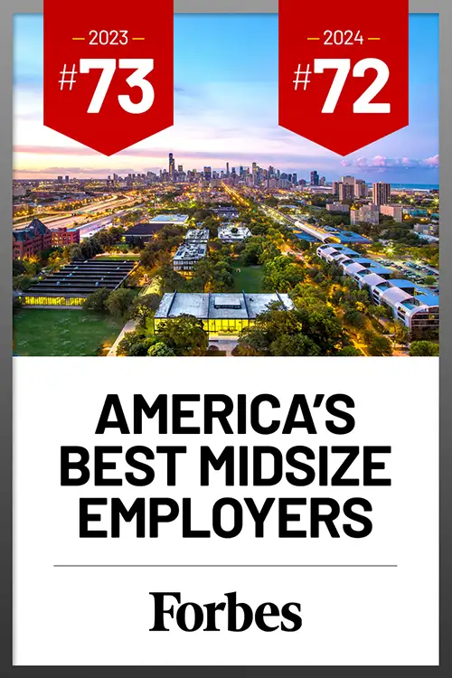 2023 #73, 2024 #72 - America's Best Midsize Employers - Forbes