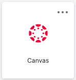 The Canvas "card" from the OKTA screen