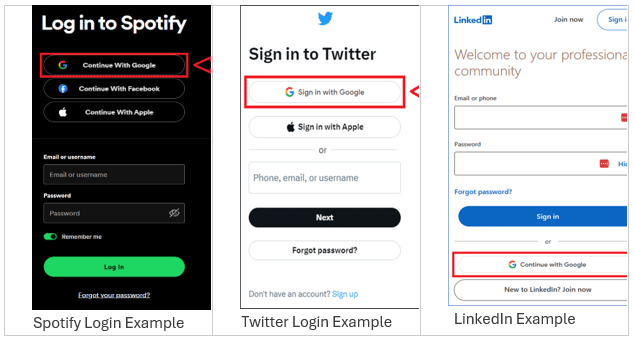 Password Log-in 1