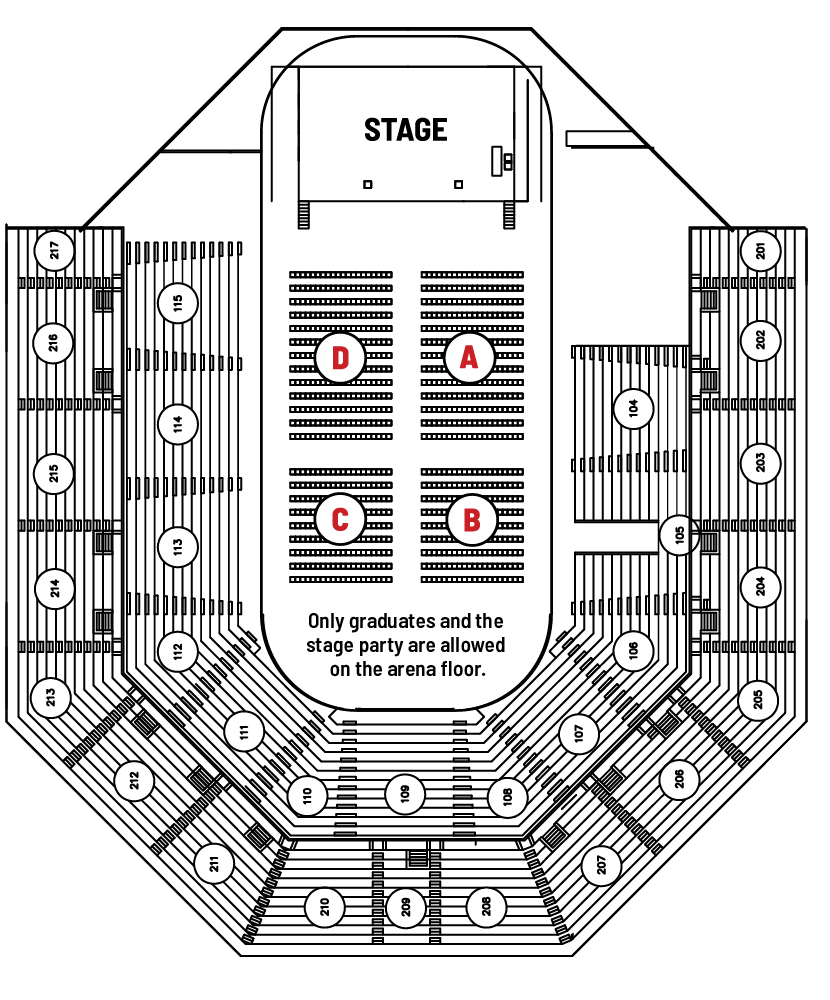 Graduates Seating Diagram