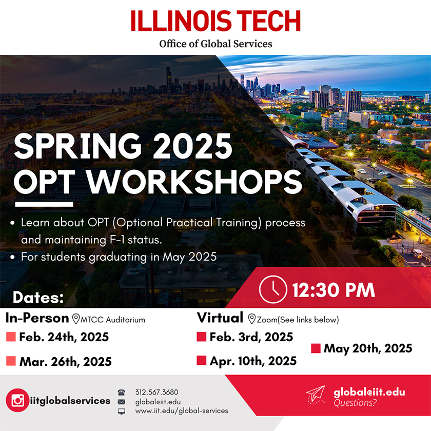 Spring 2025 OPT Workshops