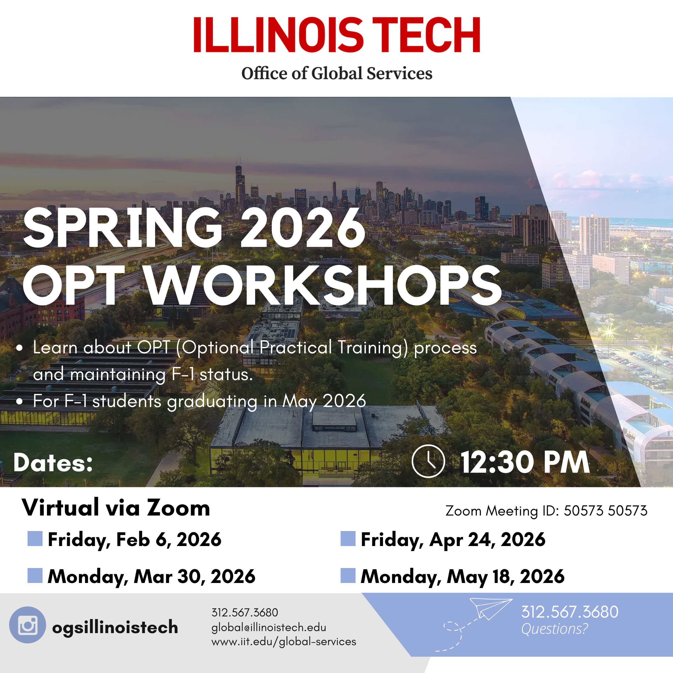 Spring 2026 OPT Workshop