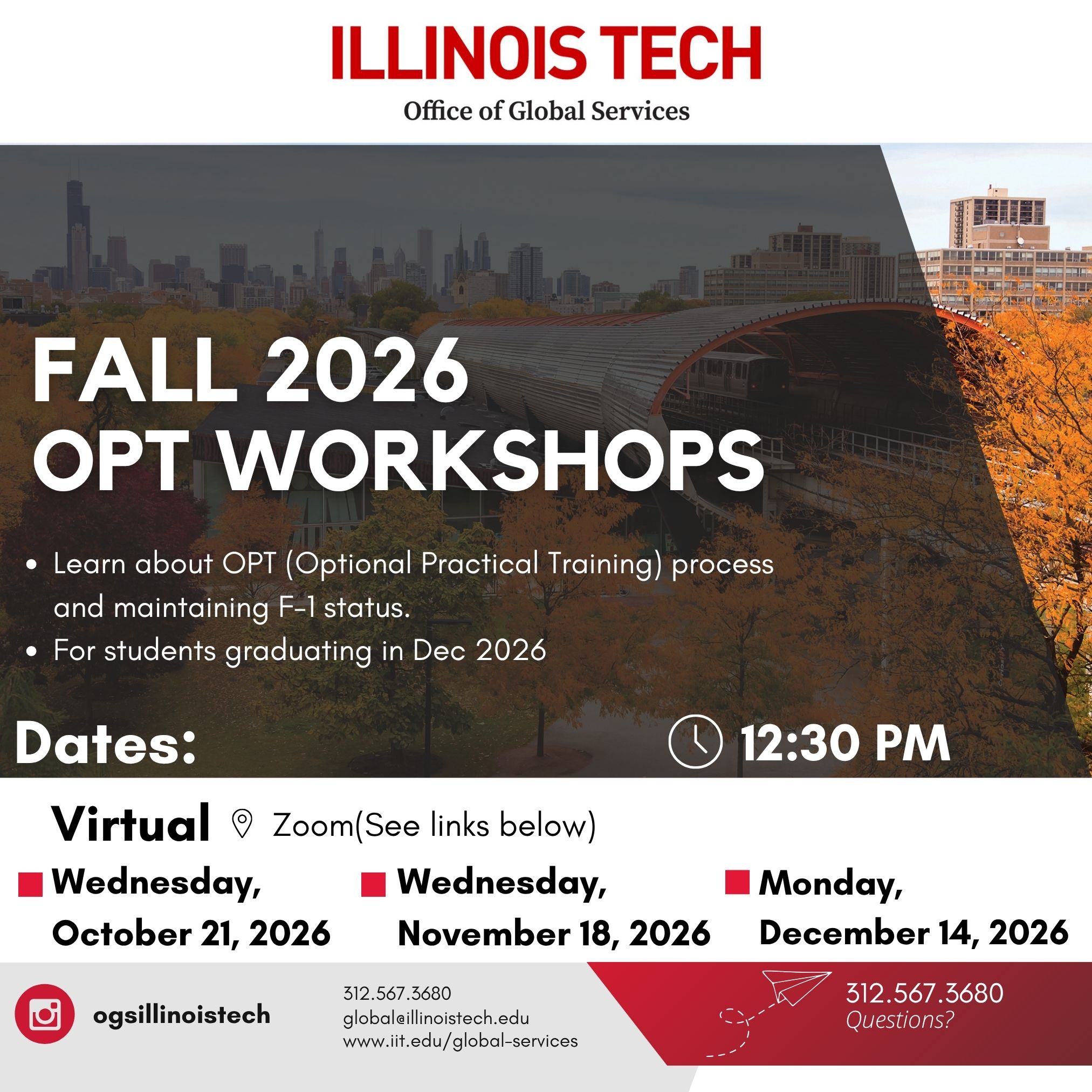Fall 2026 OPT Workshop