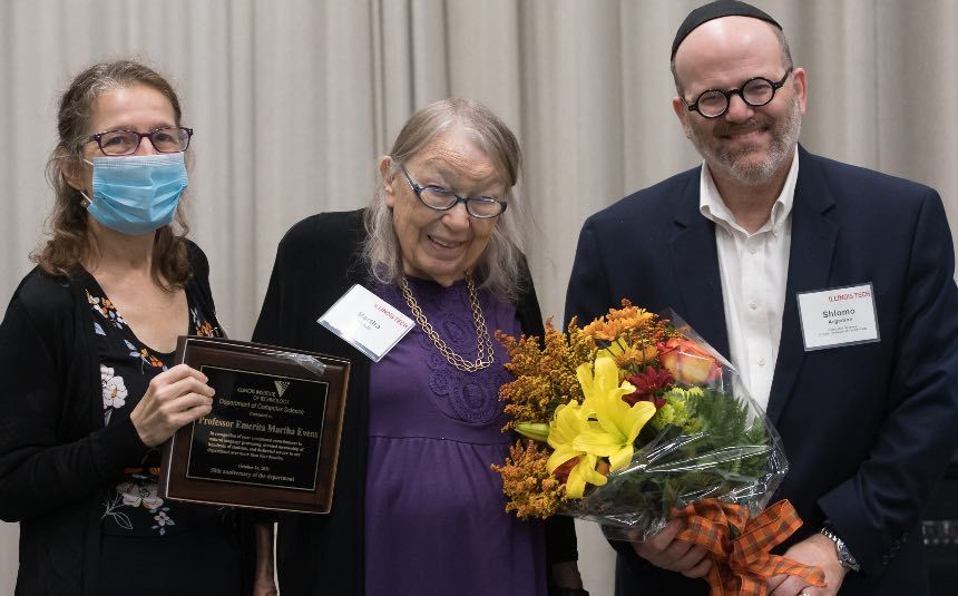 Department of Computer Science honors Professor Emerita Martha Evens 