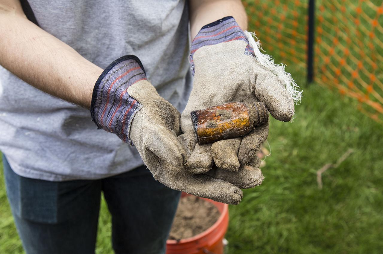 Artifacts from Historic Mecca Flats Discovered on Mies Campus