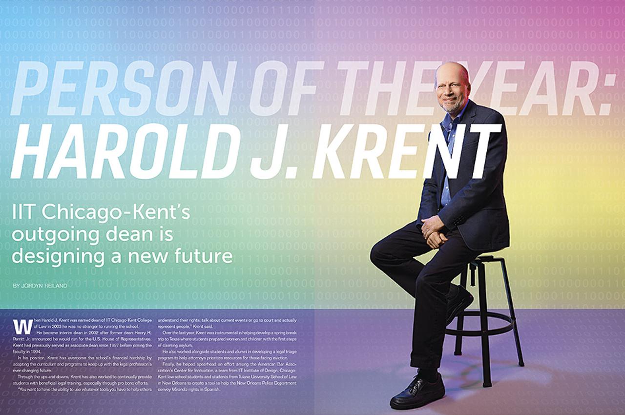 Harold Krent was named person of the year