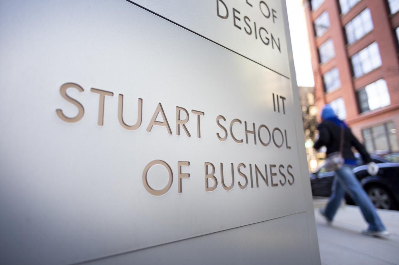 Stuart School of Business signage