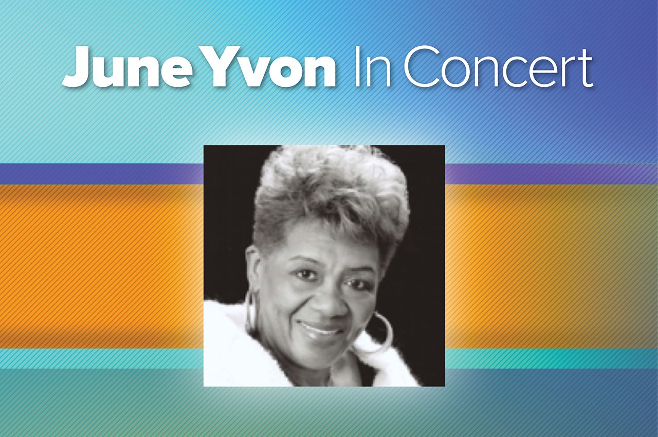 June Yvon concert flyer