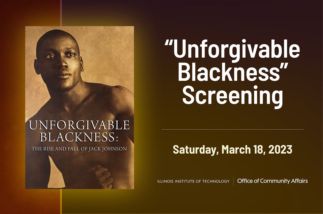 Unforgivable Blackness screening flyer