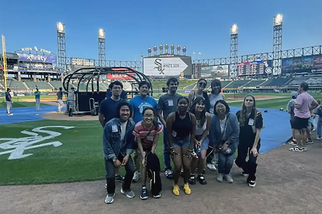SURE students at White Sox game