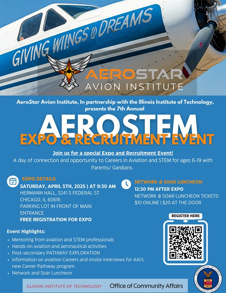 Flyer for 7th Annual AeroSTEM Expo