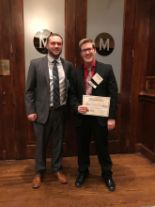 Zachary Haney Receives Award