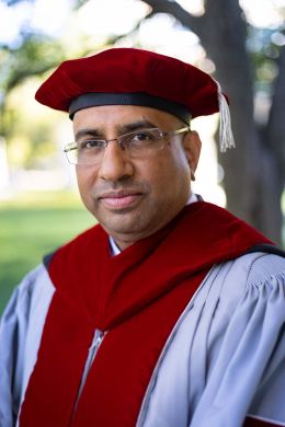 Raj Echambadi in Regalia