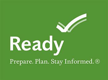 Ready.gov Logo - Prepare. Plan. Stay Informed.