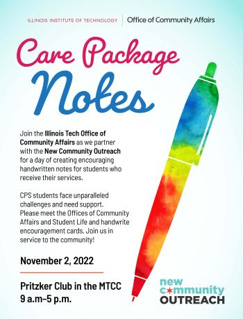 Updated Cares Package Flier
