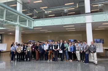 Group picture from MMAE research poster competition