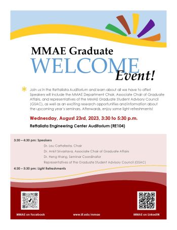 MMAE Grad Welcome Event