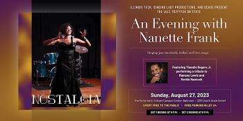 Flyer for Nanette Frank concert