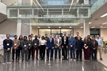 Group photo at Illinois Institute of Technology MMAE Poster Competition 2024