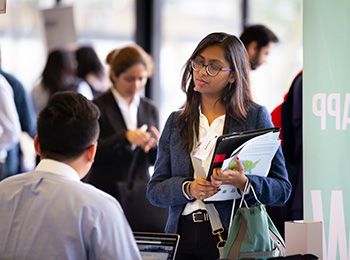 Recruiting event at Illinois Tech