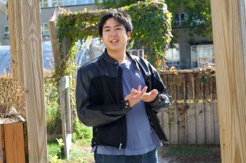 Environmental shot of architecture student Cody Lopez (B.ARCH. 3rd Year)