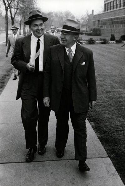 Paul and Bob at Motorola Facility 1954