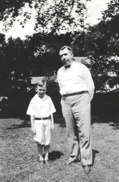 Paul Galvin and son Bob c1928