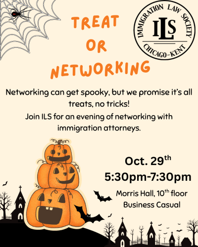 ILS Treat or Networking Flyer