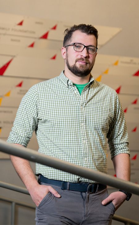 Environmental shot of Michael Sansone