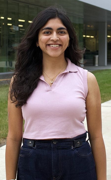 Headshot of Sharanya Mishra (M.A.S. DSC 2nd Year) for student profile