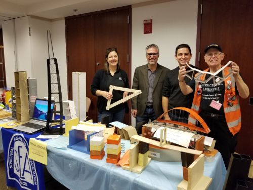 The Structural Engineers Association of Illinois - SEAOI - volunteers at stemexpo