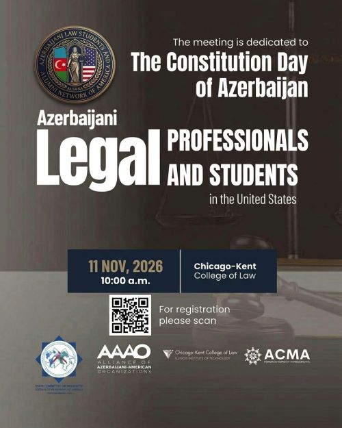 Constitution Day of Azerbaijan Flyer