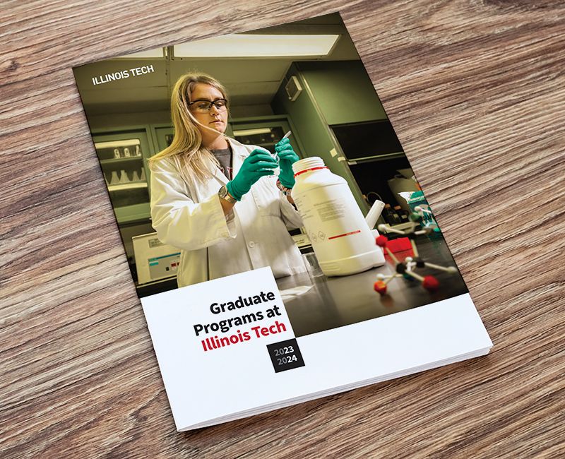 Cover of the Graduate Programs view book for Illinois Tech