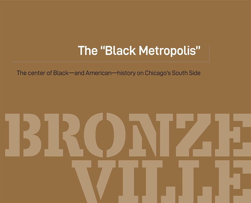 Cover of Bronzeville History Packet
