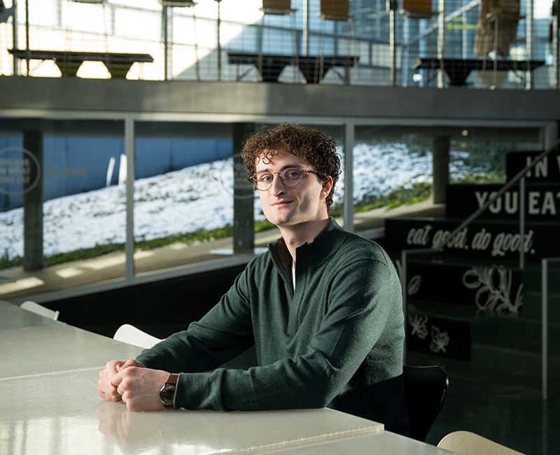 Illinois Tech student Owen Walsh