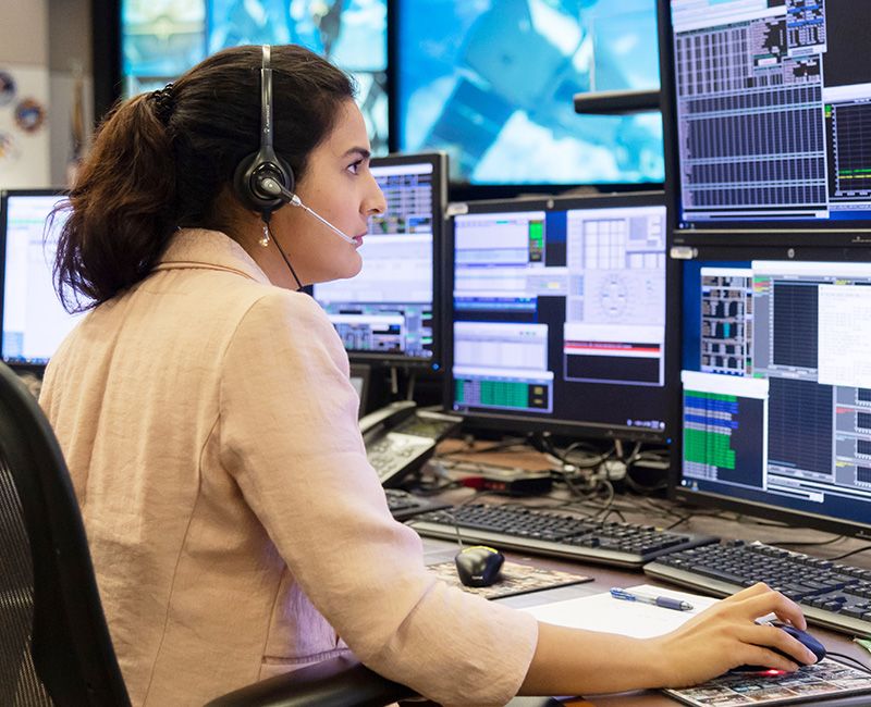 Illinois Tech alumna Sophia Ghouse at NASA