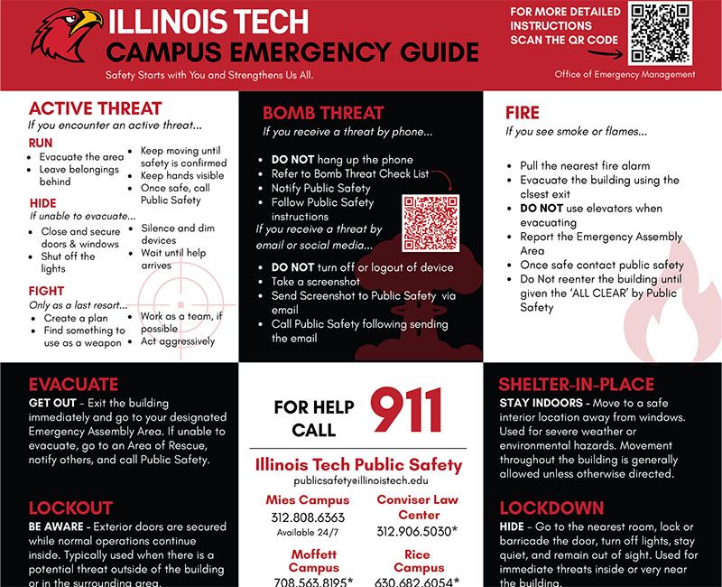 Campus Emergency Guide Image